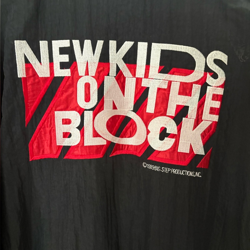 Black and Red New Kids on the Block Jacket